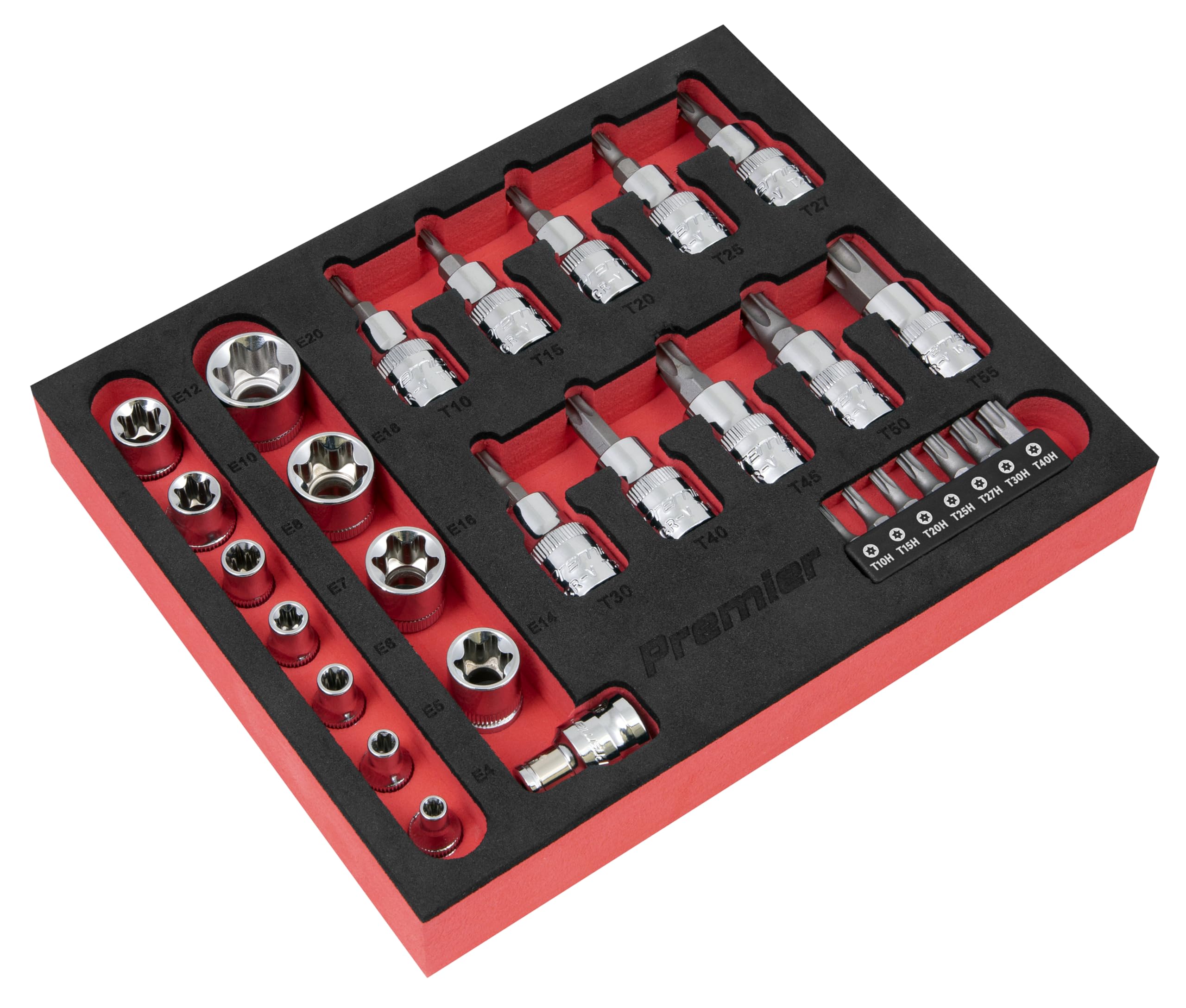Coffret SEALEY AK6193 Trx-Star de sécurité pour débloquer les vis inviolables sans riper