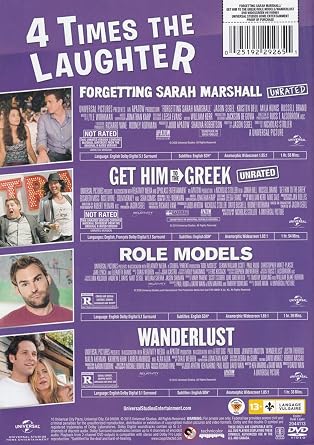 4-Movie Laugh Pack: Forgetting Sarah Marshall / Get Him to the Greek / Role Models / Wanderlust
