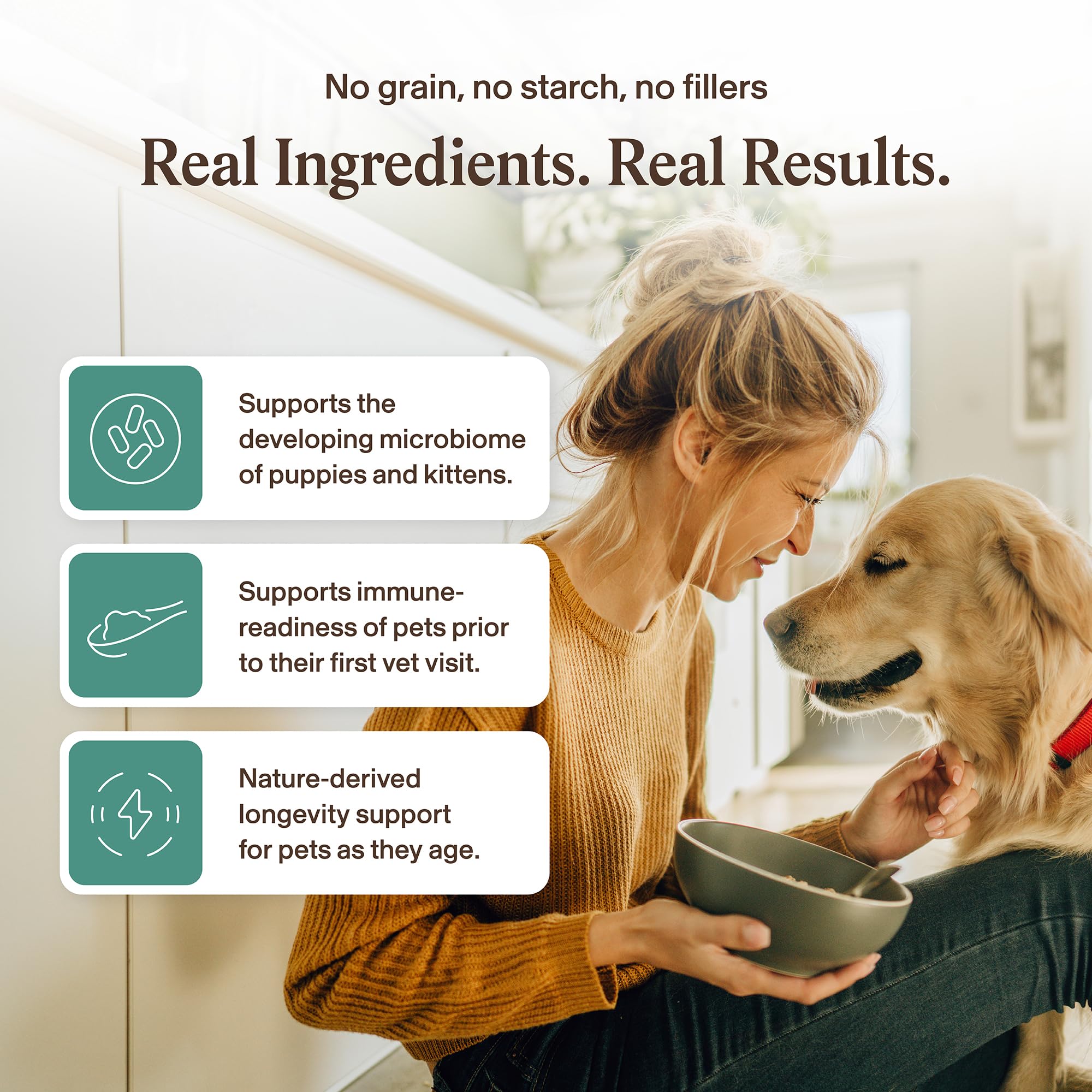 Real Mushrooms Pet Defenders for Dogs and Cats, 90ct — Amazon image 3