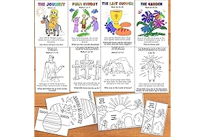 ANTING Coloring Cards: Captivating Easter Bible Lessons for Curious Kids