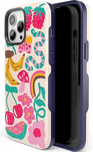 Casely Funda para iPhone 13 Pro Max  Compatible con MagSafe  Doodle Bug  Funda Crayola Crayon