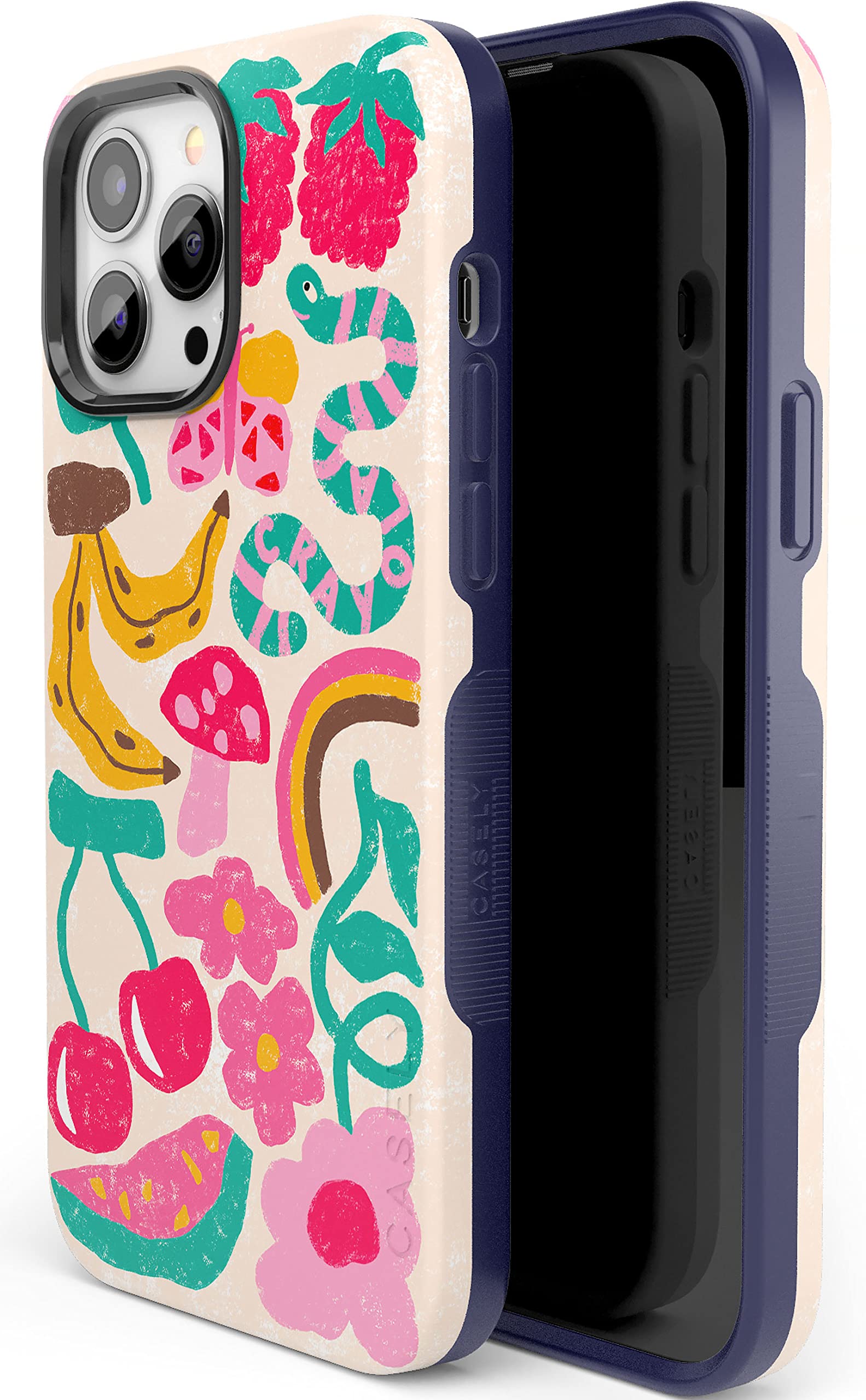 Coque IPhone 13 Pro Max CASELY X CRAYOLA MagSafe - Design Abstrait Coloré - NEUVE Avec étiquette
