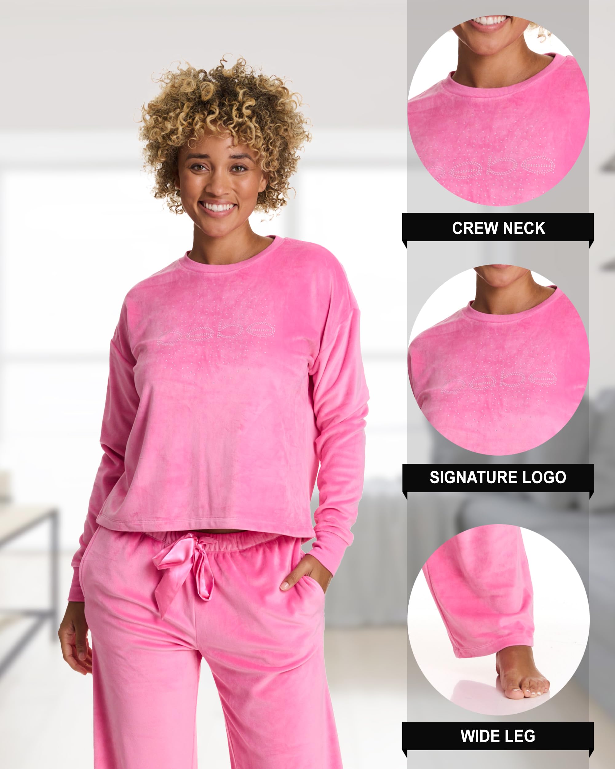 bebe Pajama Set - Aurora Pink, L