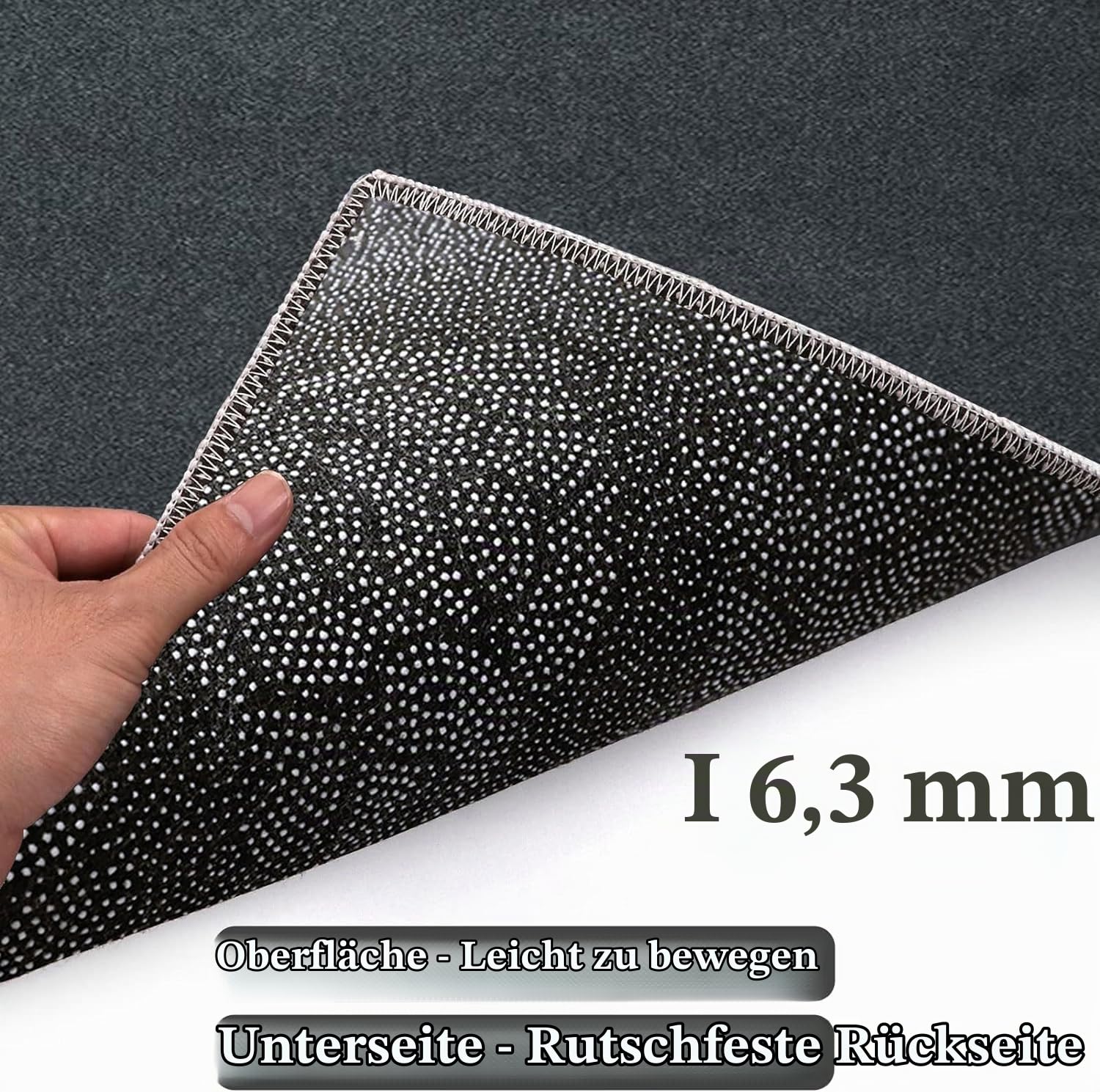 Bodenschutzmatte für Hartböden 140 x 160 cm Schreibtischstuhl Unterlage | Bodenschutzmatten Gaming | Computerstuhl Teppiche | Teppich Bürostuhl matten für Laminat | Parkett | Kratzfest rutschfest