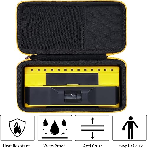Miniatura 4 de khanka Reemplazo de estuche de viaje duro para Franklin Sensors ProSensor 710 710+ T11 T13 Professional Stud Finder (amarillo)