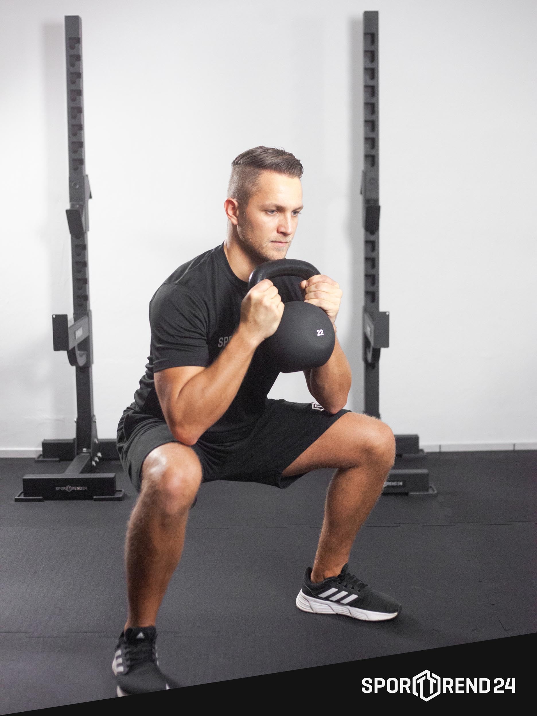 Sporttrend 24® Kettlebellständer | Hantelständer Ständer Ablage Rack Aufbewahrung für 10 Kettlebell Kugelhantel Hantel Sport Fitness Athletik Bodybuildung Home Gym Fitnessstudio Fitnessraum Studio