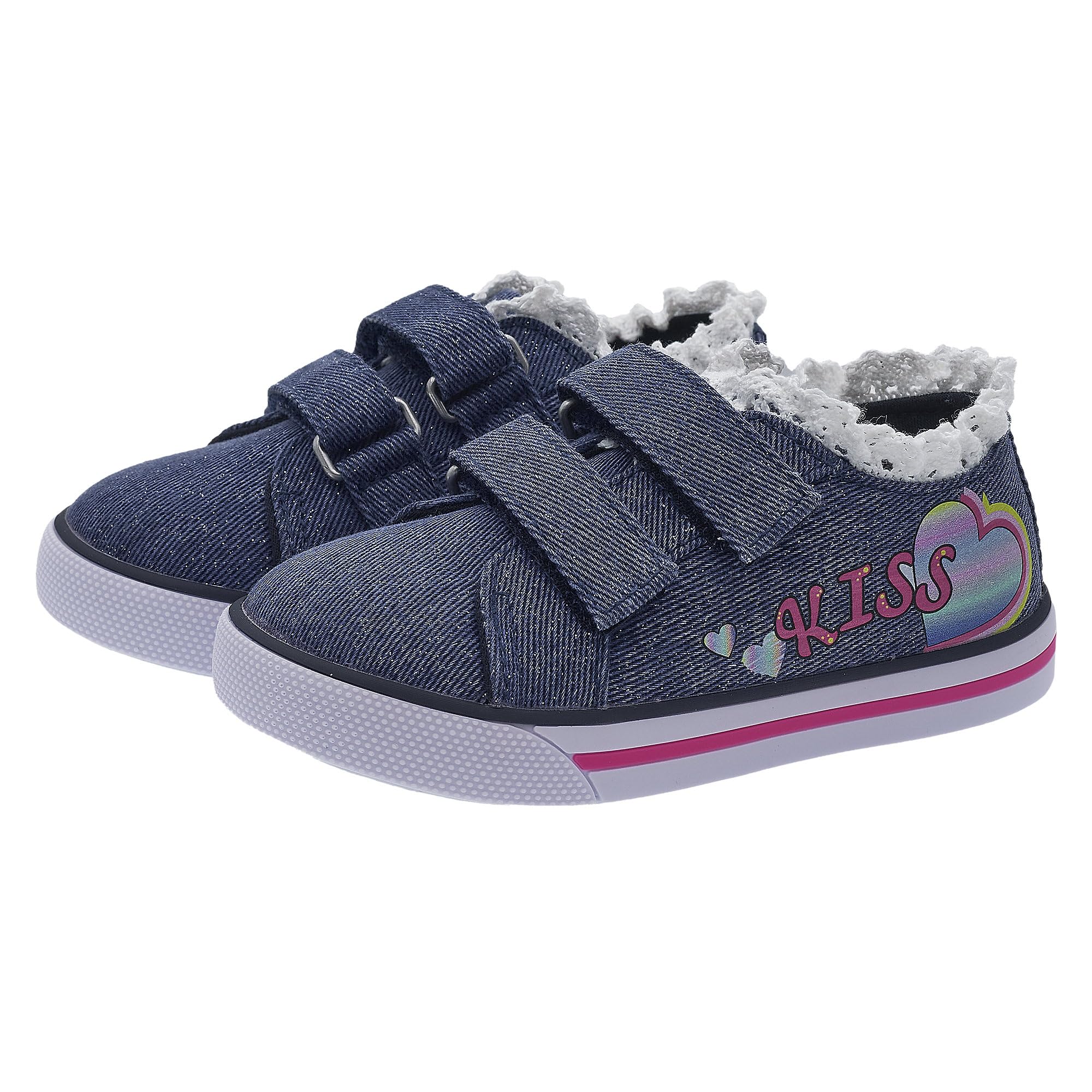 Chicco Sneakers con Doppio Strappo, Confortevoli, Leggere, Flessibili E Traspiranti Scarpe da Ginnastica con Doppio VelcroBambine e Ragazze