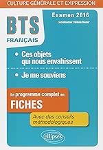 Download Ces Objets qui Nous Envahissent - Je me Souviens BTS Français en 150 Fiches Examen 2016 PDF
