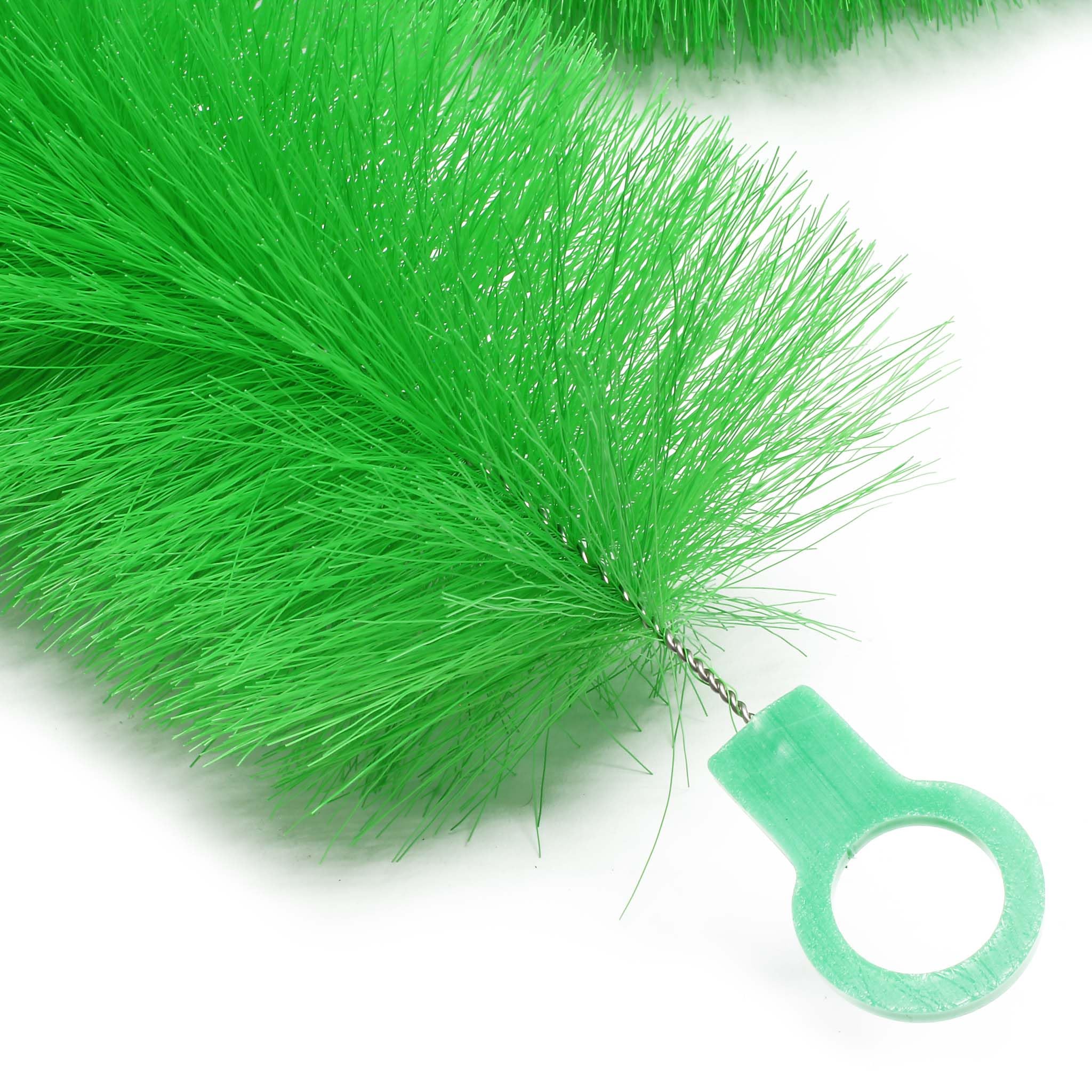 Spazzola per deposizione uova 200 cm Ø 15 cm Polipropilene verde molto morbido Laghetto Riproduzione