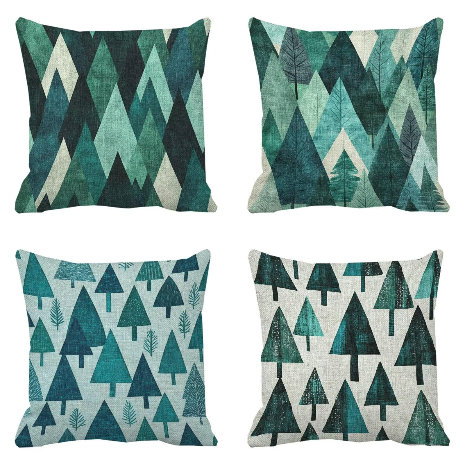 Housse de coussin extérieur imperméable 45x45 anti tache pour terrasse