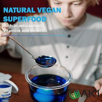 Blue Spirulina E18 Powder - Phycocyanin & Vegan & Long Shelf Life - 2oz/57g