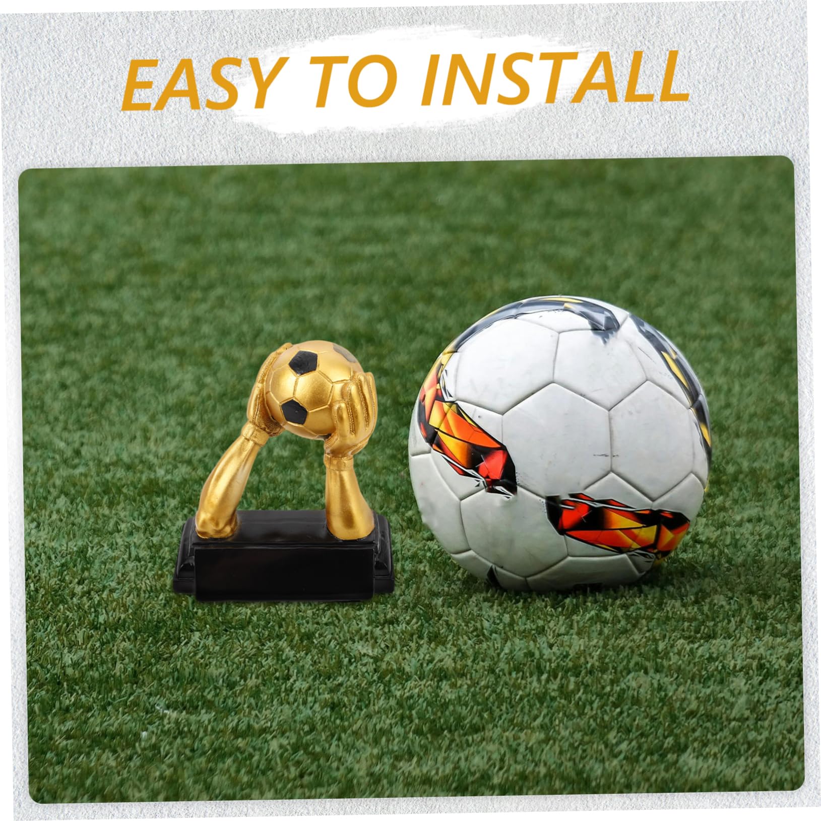 Fußball-trophäe Für Torhüter Goldene Auszeichnung Für Herausragende Leistungen Im Sport Robuste Resin-Konstruktion Für Wettbewerbe Und Turniere Ausgefallenes Design Mit