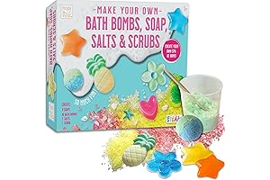 Hapinest DIY Artisan Bath Bomb Soap Slime Making Kit for Kids