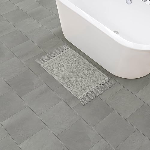 Miniatura 61 de French Connection Nellore - Tapetes de baño, tejidos y con cuentas, tapetes de baño duraderos, tapetes gruesos para baño y ducha, 26 x 49 pulgadas