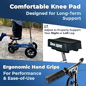 Amazon | KneeRover 全地形融合 ニースクーター 特許出願中の