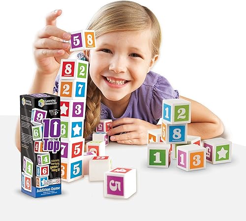 Miniatura 3 de Learning Resources 10 to The Top Addition Game 2-4 Players Edades 5