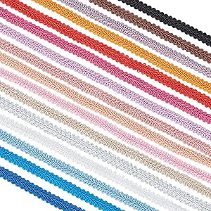 DÉCOPRO Imperial Collection Gimp Braid Trim - 1 Inch Wide Ivory Beige Gold Decorative Trim