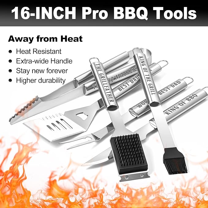 Kit de Herramientas para Parrilla de Acero Inoxidable miniatura 3