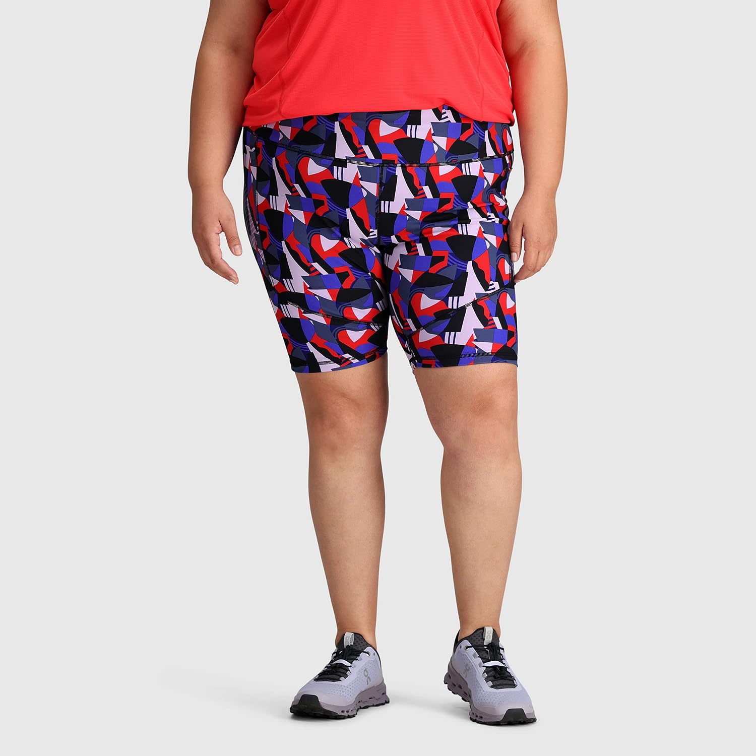 Women's Ad-Vantage Printed Shorts - 10" Inseam - Plus
