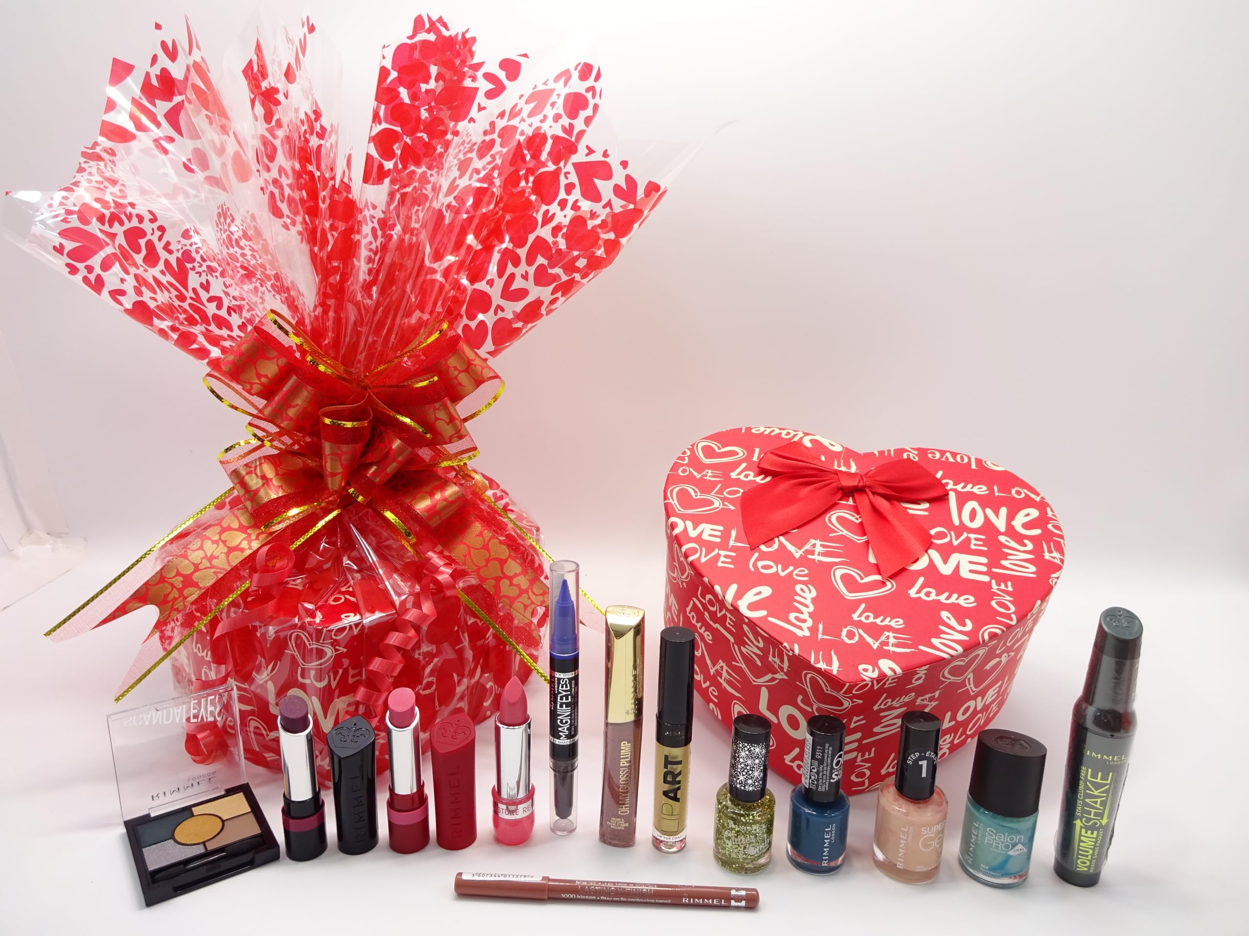 Glory Cosmetics Rimmel London Luxury Beauty Gift Hamper Make Up Products In Wrapped Box for Her