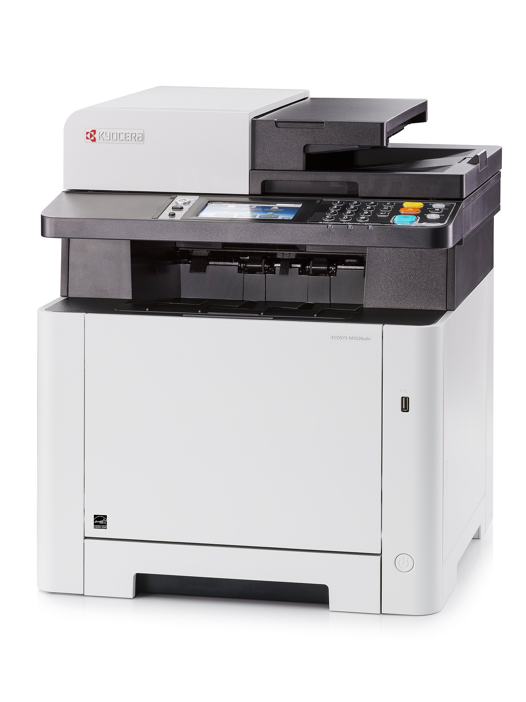 Kyocera Ecosys M5526cdw Farblaser Multifunktionsgerät WLAN: Drucker Scanner Kopierer, Faxgerät. Multifunktionsdrucker inkl. Mobile-Print-Funktion.