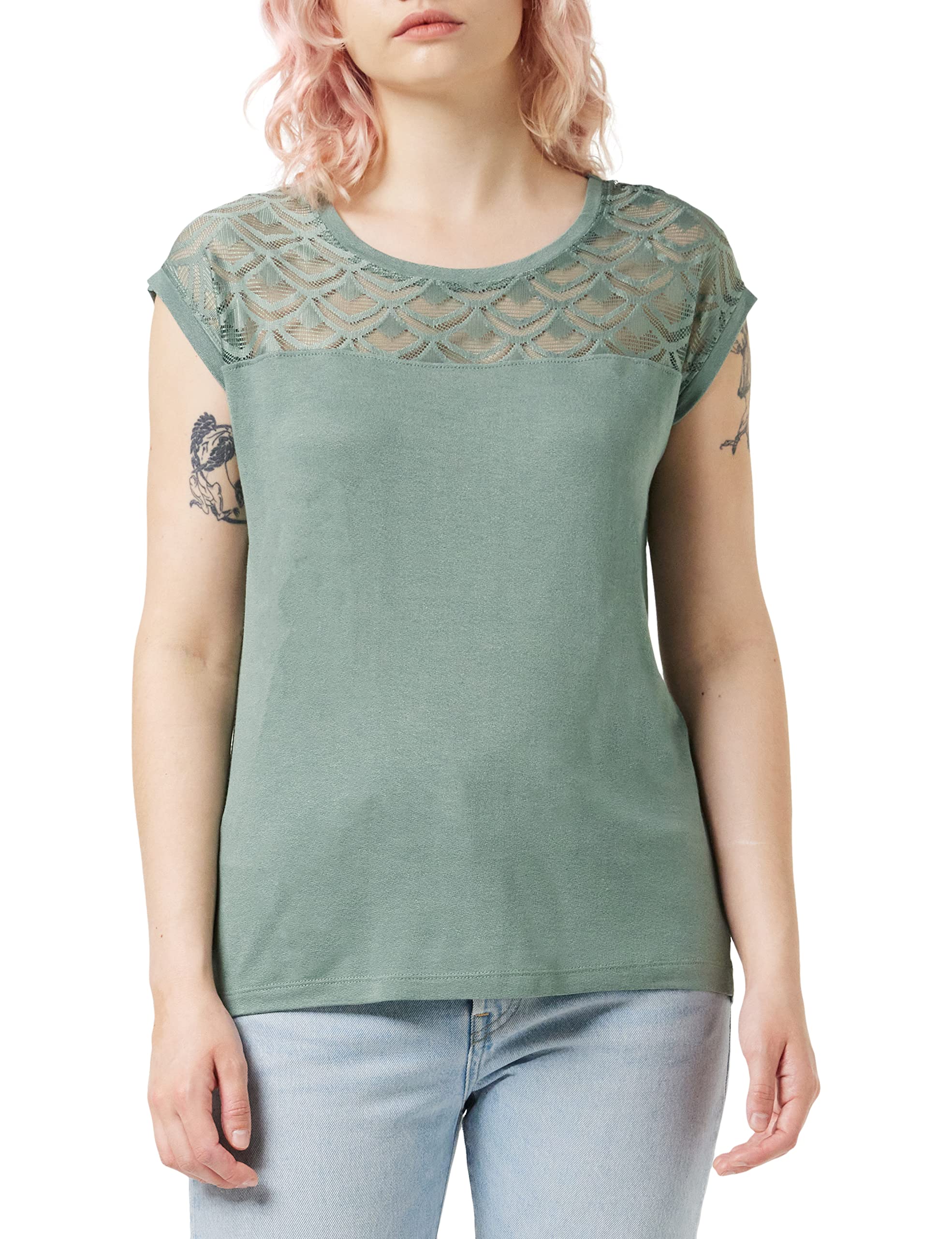 Only Mujer Onlnicole S/S Mix Top Noos Camiseta