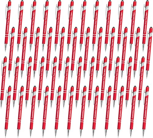 Miniatura 9 de Qingxily Hasta 300 bolígrafos personalizados a granel, bolígrafos personalizados con grabado gratis, bolígrafos personalizados con tu nombre, texto,