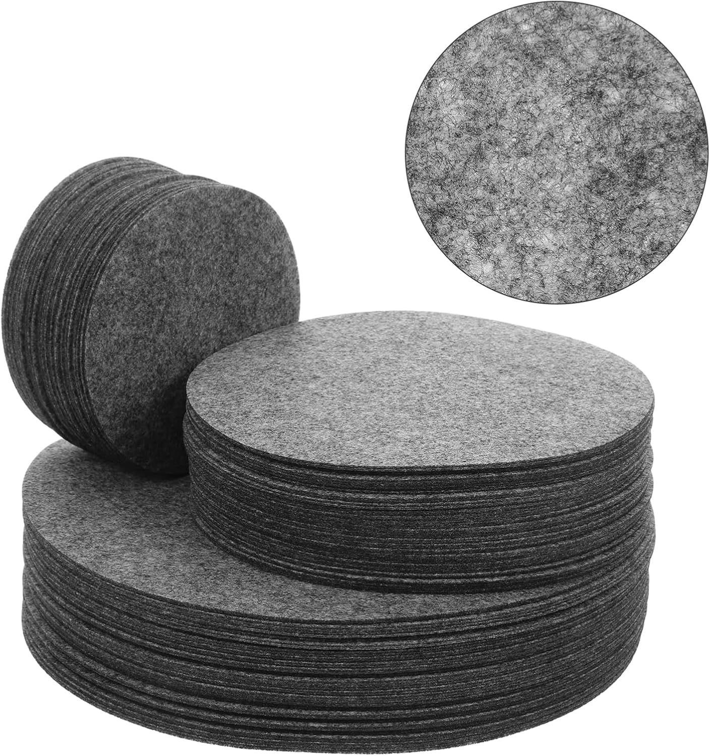 COLLBATH 144pcs Felt Plate Dividers Soft Felt Spacers for Round Dish Storage Plates From Scratches Collisions for Home Kitchens Professional Use Fits to Dinnerware