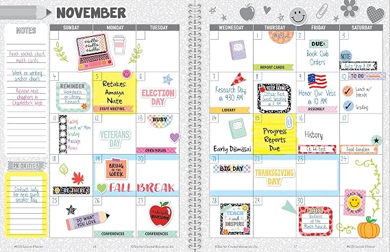 Teacher Created Resources Cool for School Teacher Plan Book (TCR9329)
