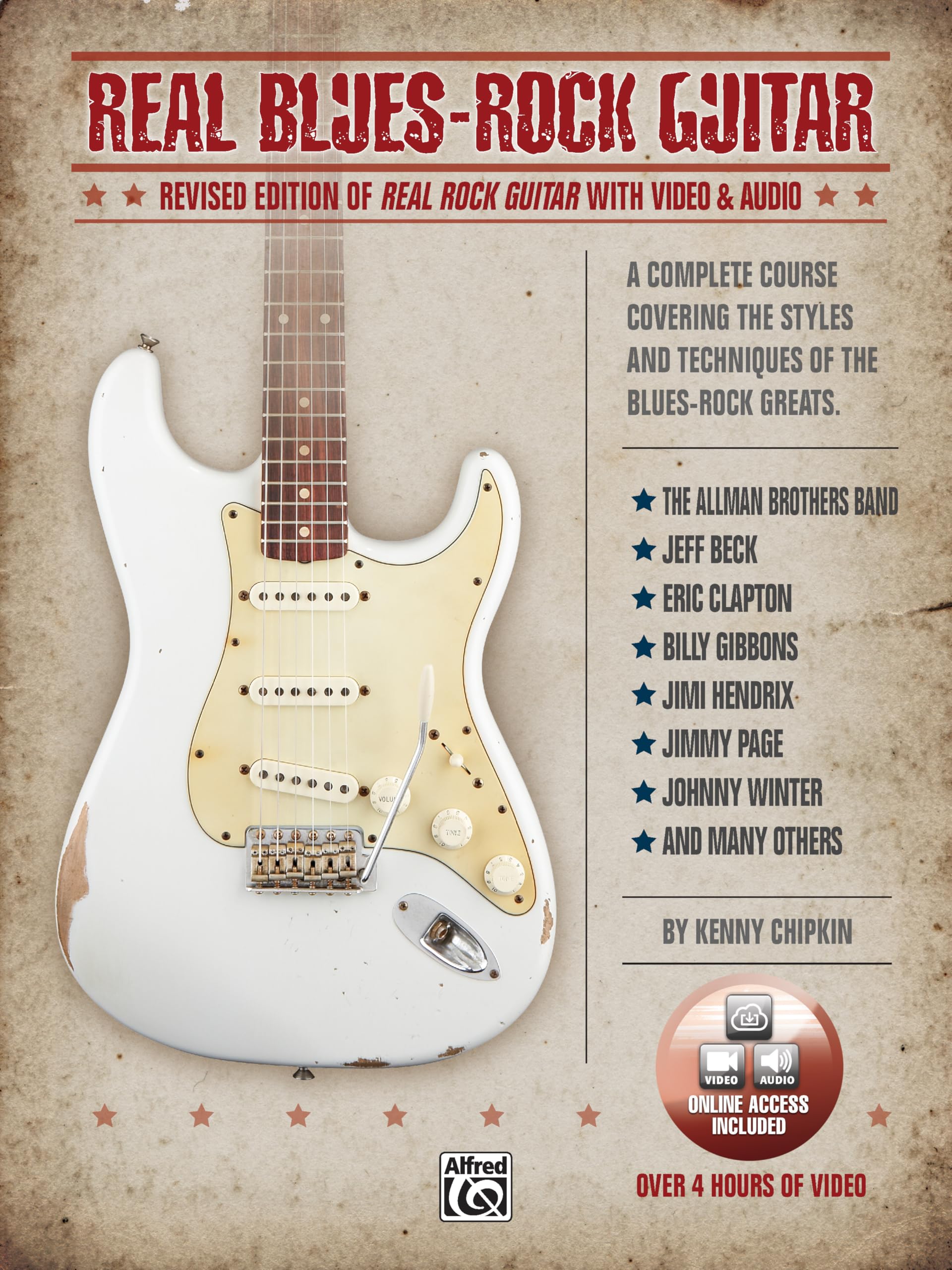 Real Blues-rock Guitar: Revised Edition of Real Rock Guitar With 2 Dvds