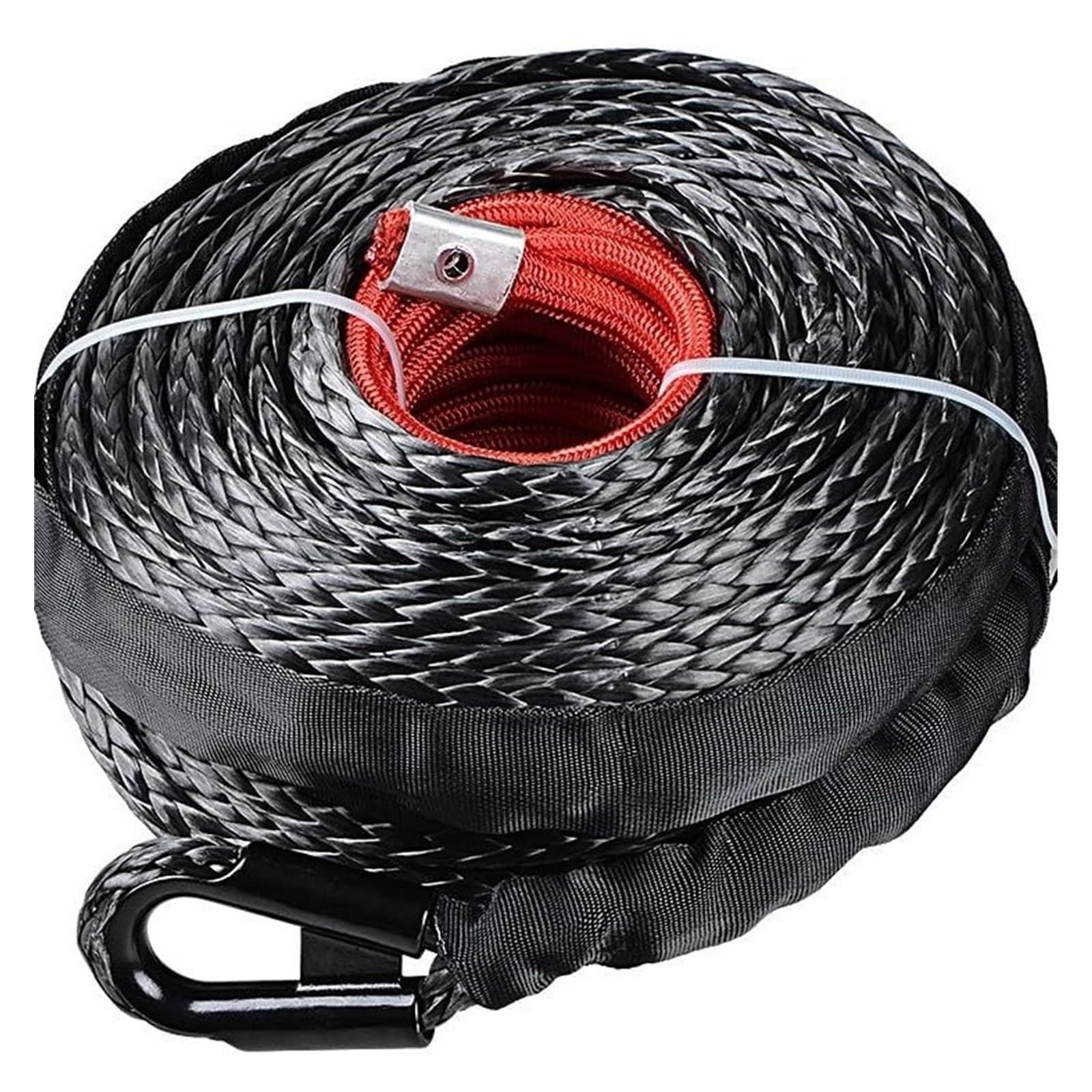 Do samochodów ciężarowych, przyczep, SUV-ów Syntetyczna lina wyciągarki 3/8" X 9,50"(29)