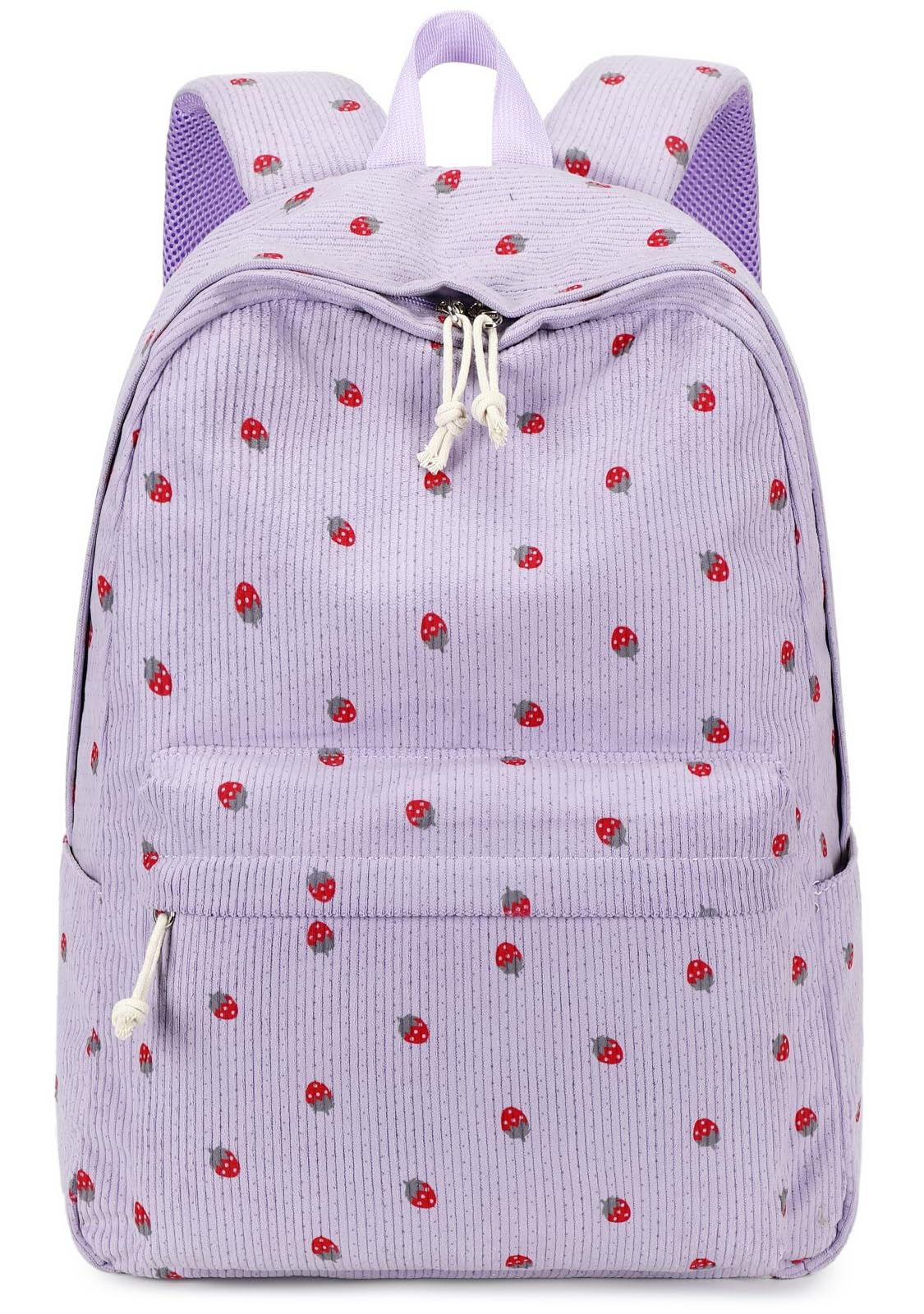 Bluboon School Backpack for Teen Girls Bookbags Elementary High School Corduroy Laptop Bags Women Travel Daypacks