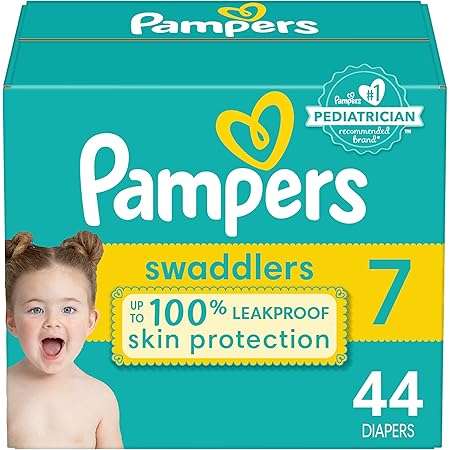Pampers Swaddlers Diapers Size 7, 44 count - Disposable Diapers