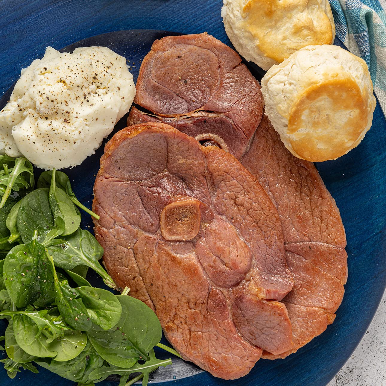 Rays Country Ham - 16 lb. - Whole Bone-in Country Ham - Blue Ridge Mountain Cured