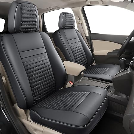 Coverdream Leather Seat Covers - Custom Fit For 2015-2026 Ford Mustang Convertible, Waterproof & Airbag Safe