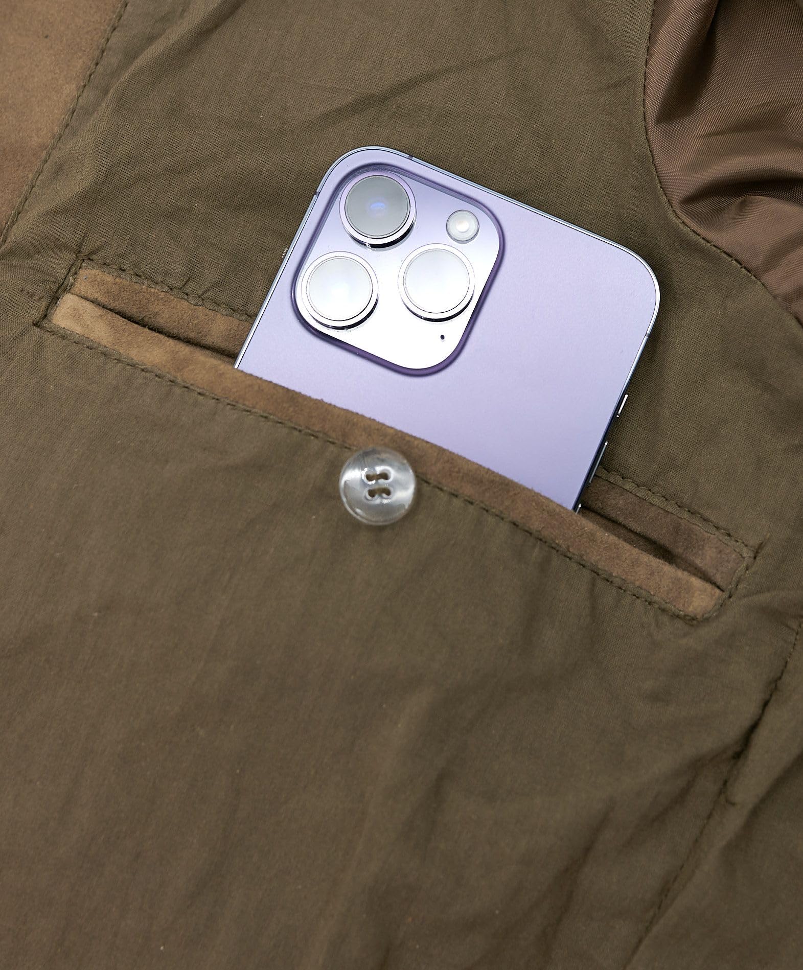 D'Arienzo Bomber in Pelle Uomo Beige Renna Giubbino Vera Pelle Alex Bottoni