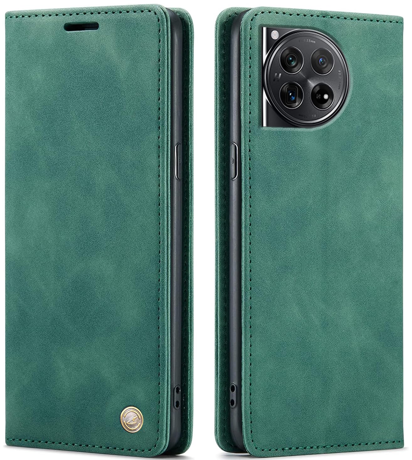 ClickCase for OnePlus 12 5G Sheepskin Series Faux Leather Wallet Flip Case with Video Stand & Magnetic Closure Lightweight Flip Cover for OnePlus 12 5G (Green) (B0D8LD19LN) Amazon Price History, Amazon Price Tracker
