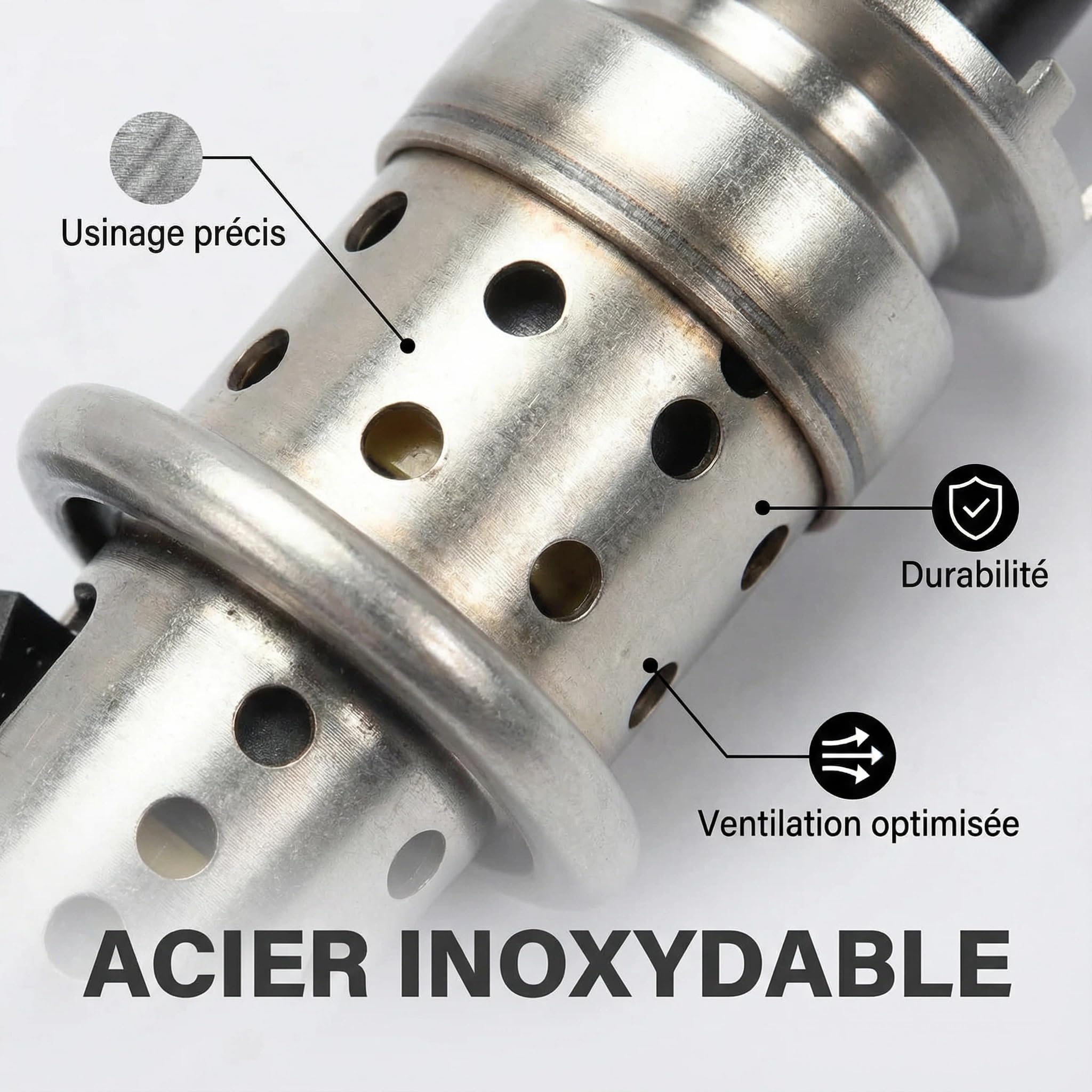 Compatible avec PEUGEOT CITROËN 9801187080 Injecteur Diesel Moteur 2.0 HDi - Pour 3008, 308, 5008, 508, Boxer, Expert, C4, C5, DS4, DS5