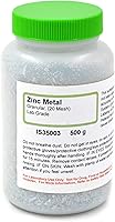 Vista 1 de Innovating Science Zinc de metal granular de grado de laboratorio, malla 20, 17.64 oz - The Curated Chemical Collection