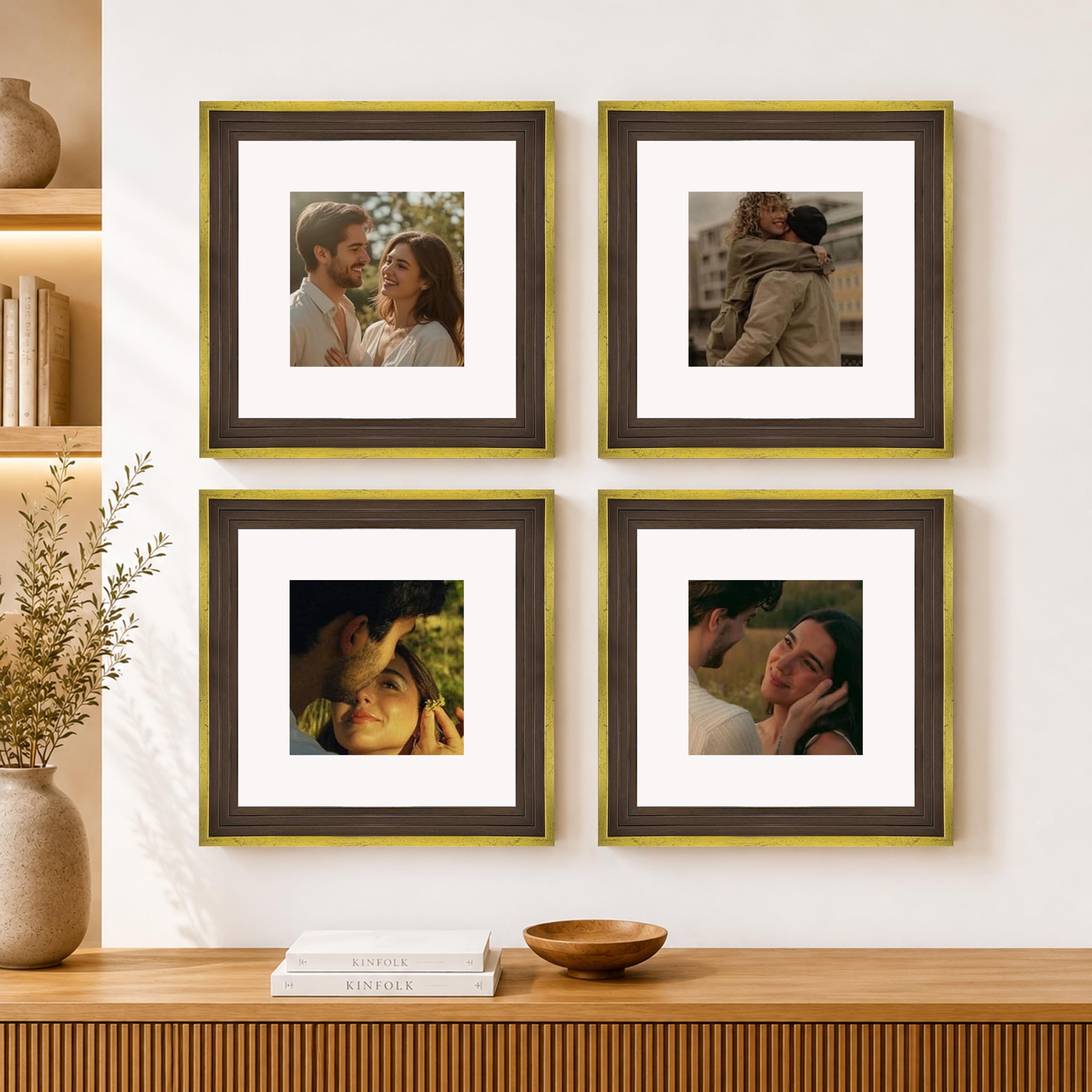 Art Street Photo Frames - Set of 4 Black -23
