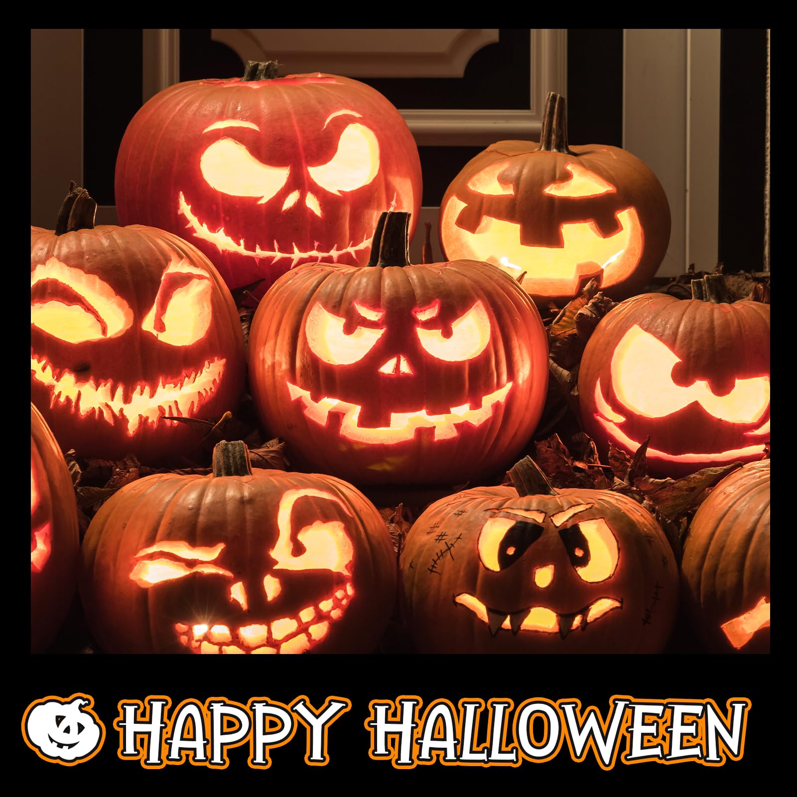 MALLY kit intaglio zucca Halloween 11 pezzi, strumento intaglio acciaio inossidabile, coltello e cucchiaio