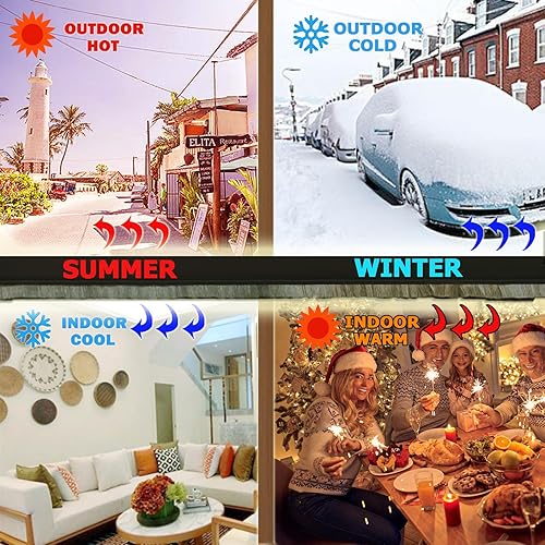 Miniatura 3 de Tope de puerta con cepillo que reduce el ruido, bloqueador de brisa de goma de 39 pulgadas, tapones ajustables para debajo de la puerta,