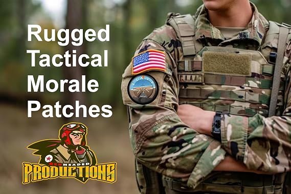 Artificial Horizon Aviation Morale Patch, 3 Hook & Loop