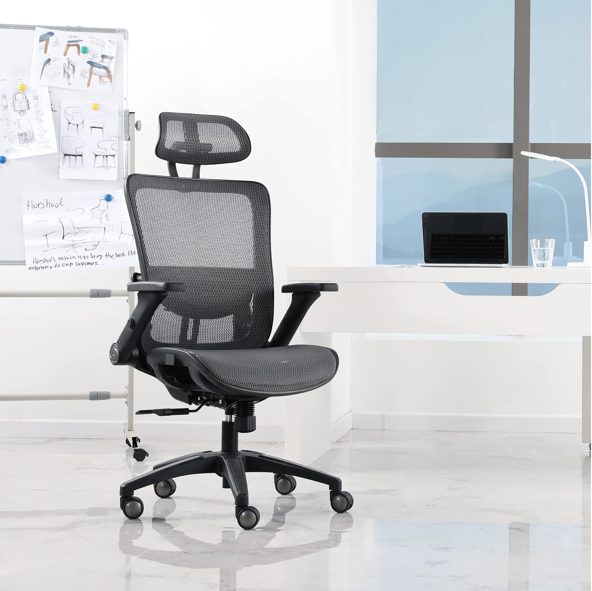 Amazon.co.jp: 人間工学に基づいたオフィスチェア、ハイバック
