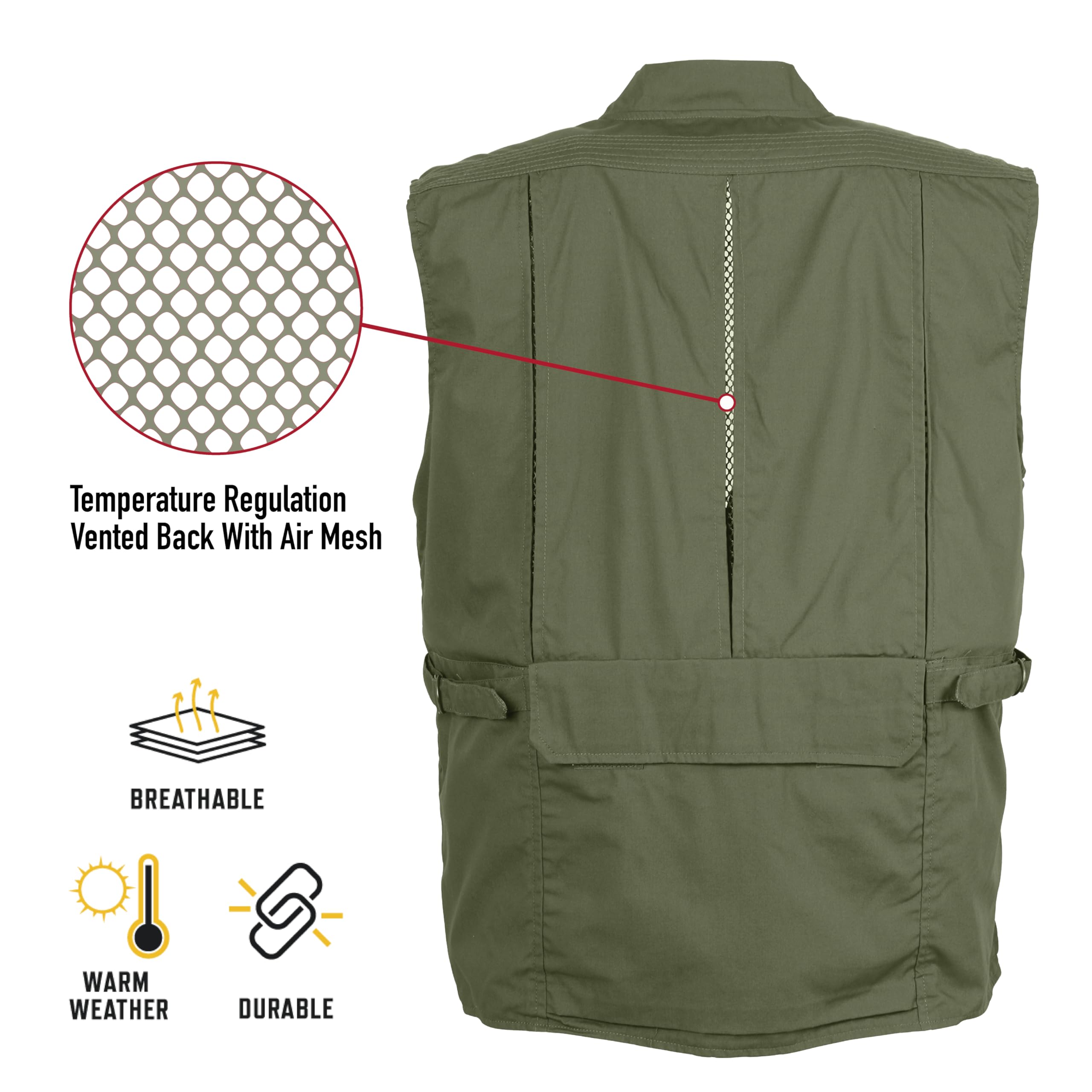 Rothco Plainclothes Conceal-ops Vest Gilet Homme