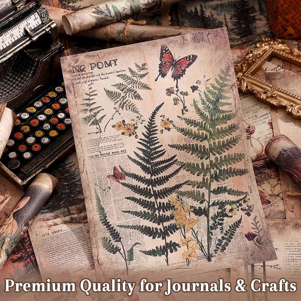 Nature Scrapbook Paper - 160 Sheets -6