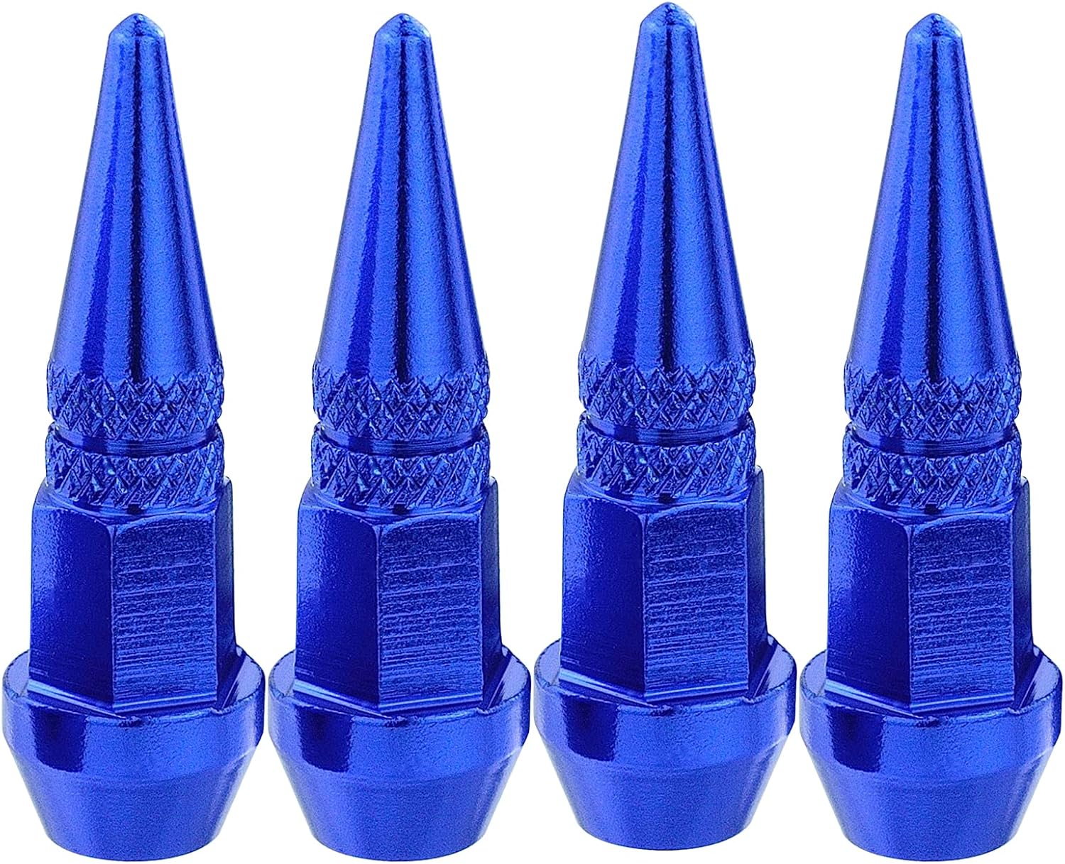 Lunsom Metal Air Tire Valves Cover, Spike Valve Stem Caps