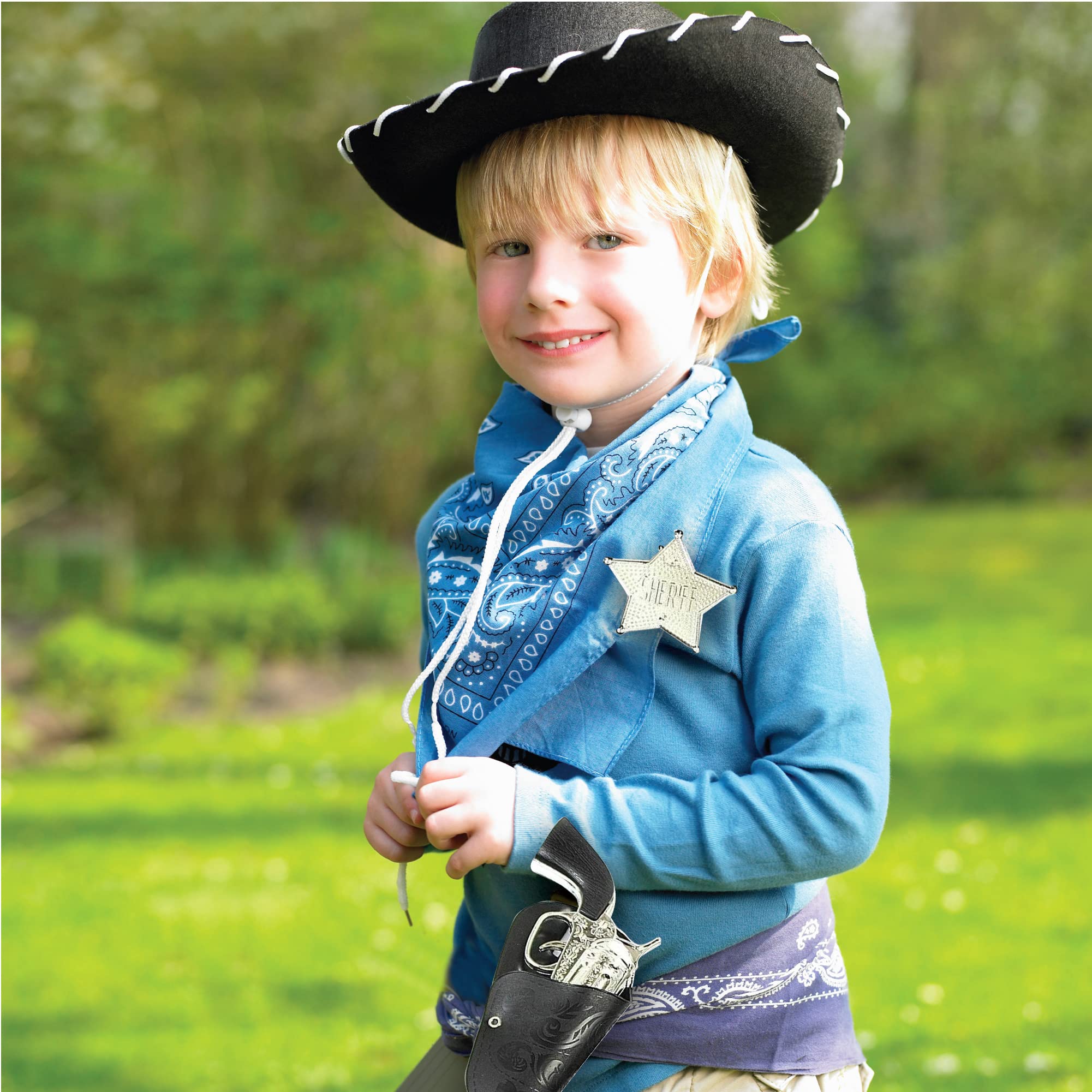 LoveSispara Kids Cowboy Costume Set Wild West Fancy Dress Includes