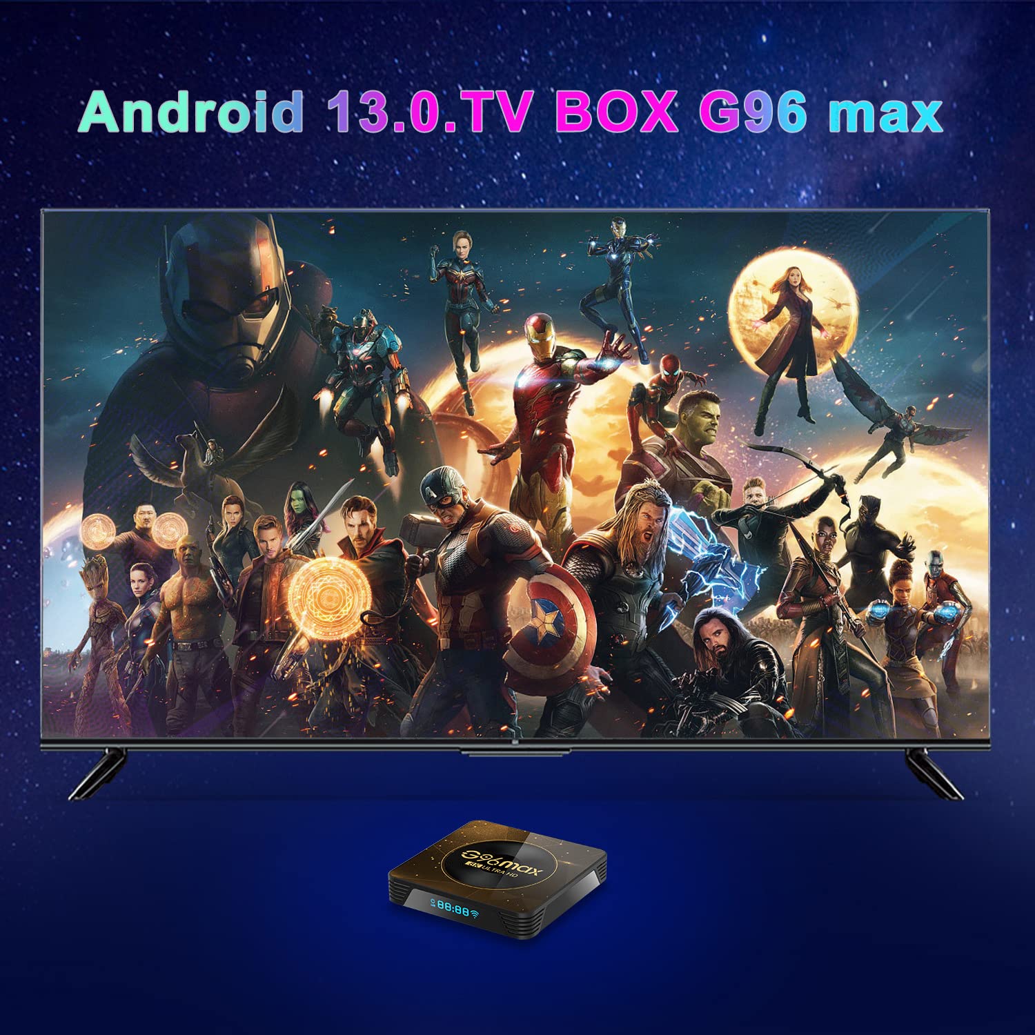 2024 Android 13.0 TV Box, 4 GB Ram 64GB Rom RK3528 Quad-Core 64bit Cortex-A53, 4K HD Wsparcie Wifi6 / 2,4 GHz + 5GHz Dual-Band WiFi/BT 5.0, mini bezprzewodowa klawiatura, 2 GB+16 GB