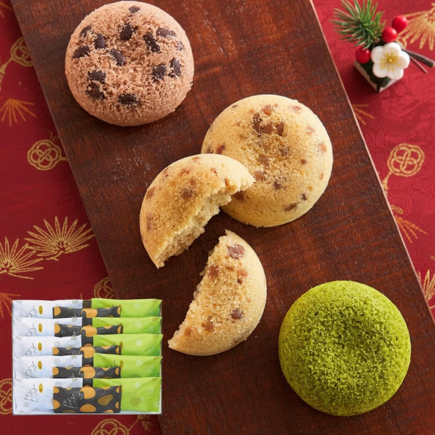 [ 福壽堂秀信 公式 ] 秋冬限定 ふくふくふ 15個入 (小豆 抹茶) 和菓子 ギフト 和 饅頭 ケーキ 蒸しケーキ プチケーキ